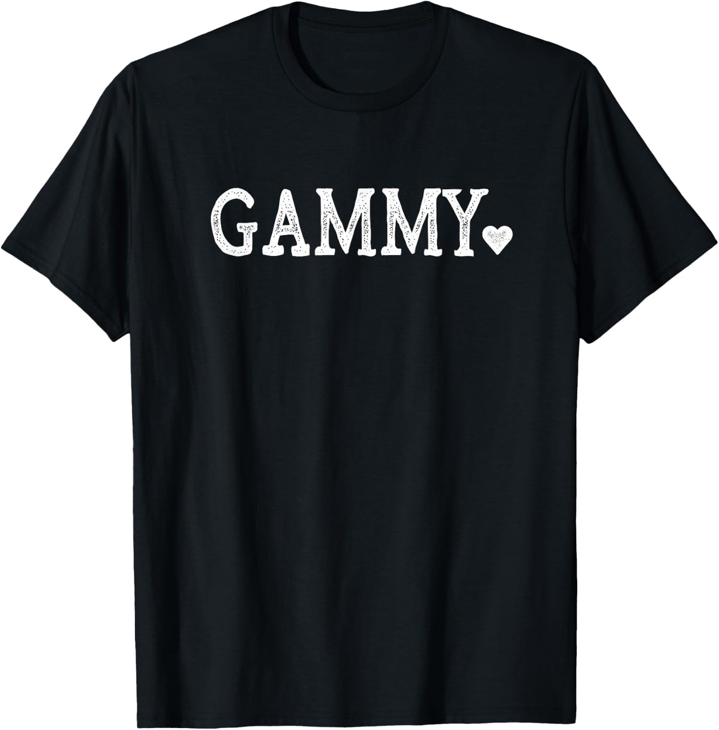 Gammy Gifts Design with Heart Love Gammy T-Shirt - T-Shirt | Black