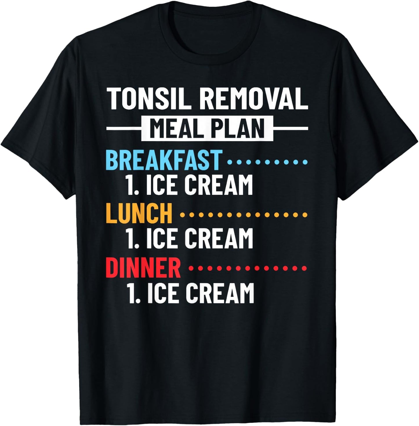 Tonsils Removal Quote Tonsillectomy Recovery Tonsil Surgery Women Girls Kids T-Shirt - T-Shirt | Black