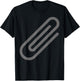 Dull and Boring Paperclip T-Shirt - T-Shirt | Black