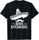 Funny Mexico Fan Design: Adios Bitchachos Sombrero T-Shirt - T-Shirt | Black