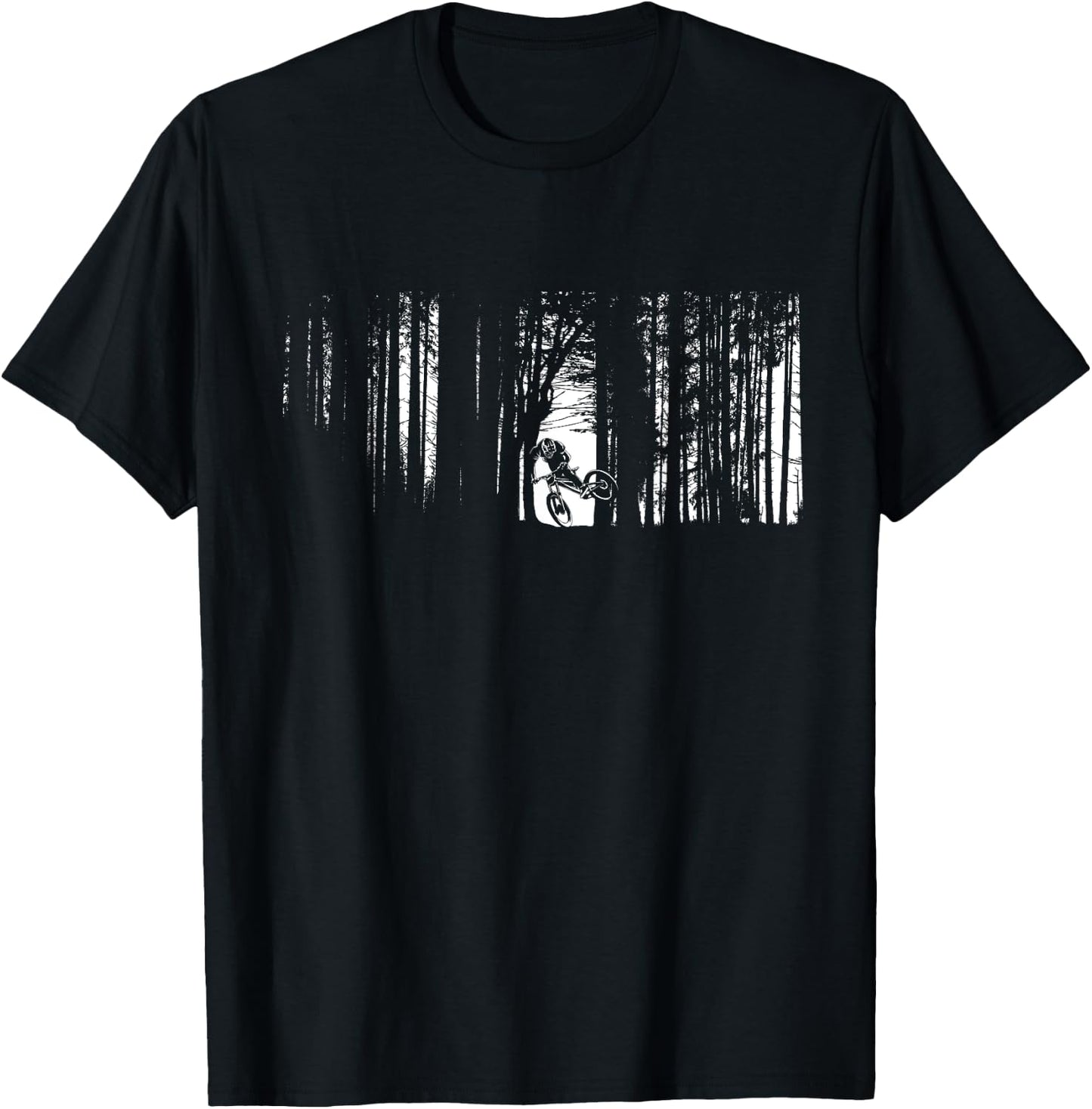 MTB Mountain Bike T-Shirt - T-Shirt | Black