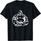 "Fat Laughing Budai" Buddha T-Shirt - T-Shirt | Black