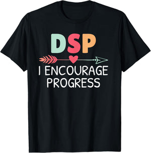 Direct support professional DSP Caregiver T-Shirt - T-Shirt | Black