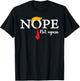 Nope Not Again Funny Trump Biden Democrat USA Election 2024 T-Shirt - T-Shirt | Black