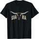 Retro Shania First Name Girl Personalized 80s Vintage Outfit T-Shirt - T-Shirt | Black