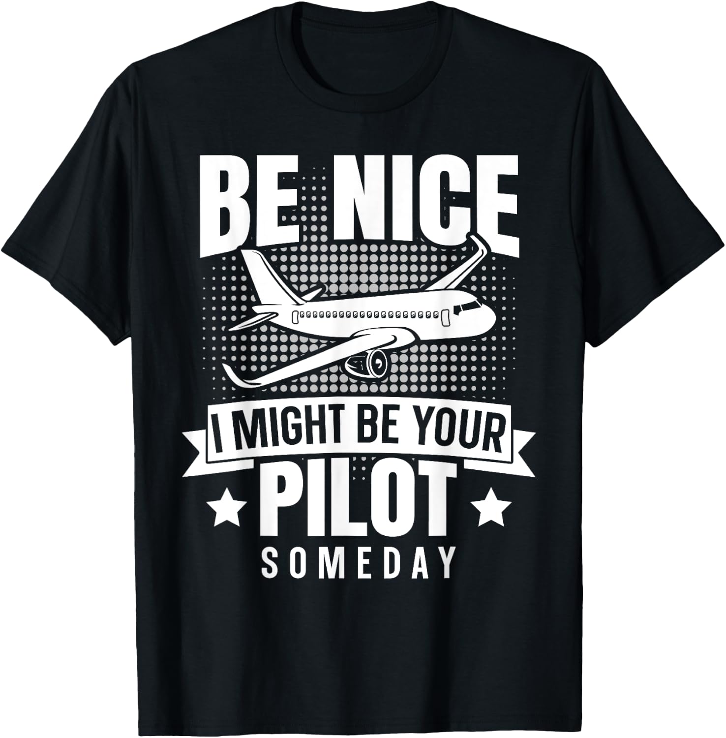 Funny Pilot Design Women Aviation Airplane Pilot T-Shirt - T-Shirt | Black