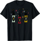Vintage Cats Mid-Century Modern 50s 60s Retro Cat T-Shirt - T-Shirt | Black