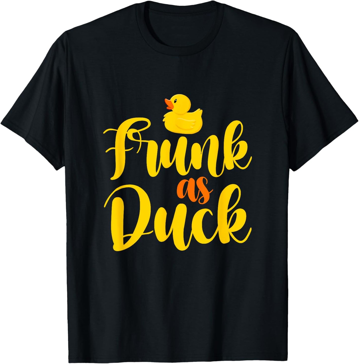 Drunk Frunk As Duck Drinking Memes T-Shirt - T-Shirt | Black