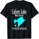 Modern Culver Lake - New Jersey T-Shirt - T-Shirt | Black