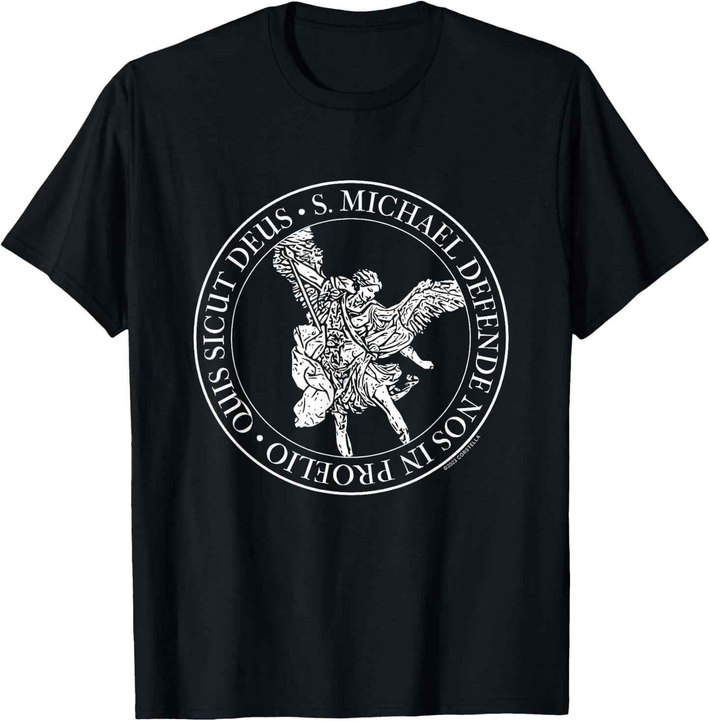 Quis Sicut Deus T-Shirt - T-Shirt | Black