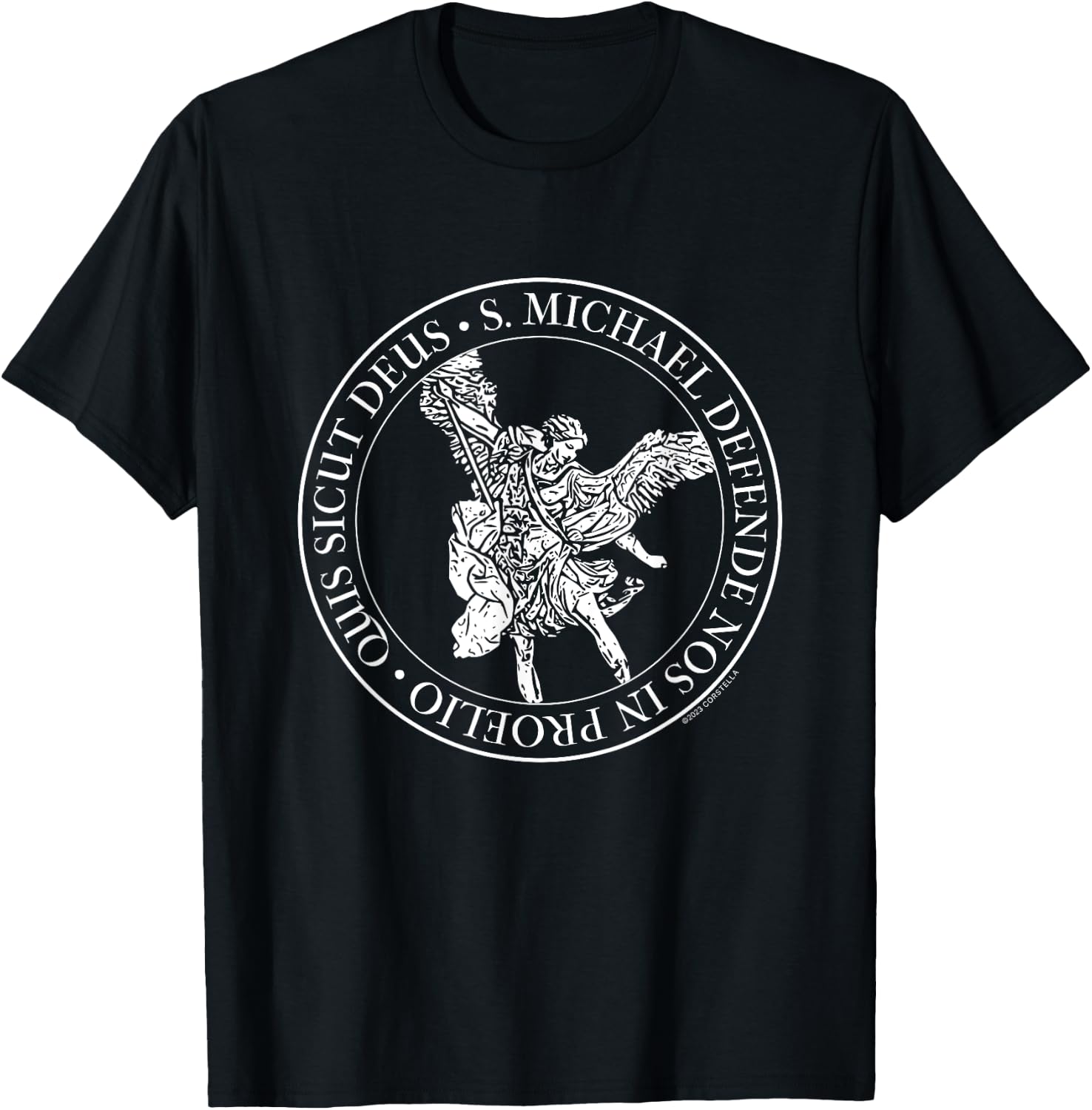 Quis Sicut Deus T-Shirt - T-Shirt | Black