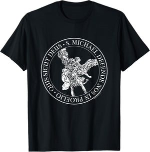 Quis Sicut Deus T-Shirt - T-Shirt | Black