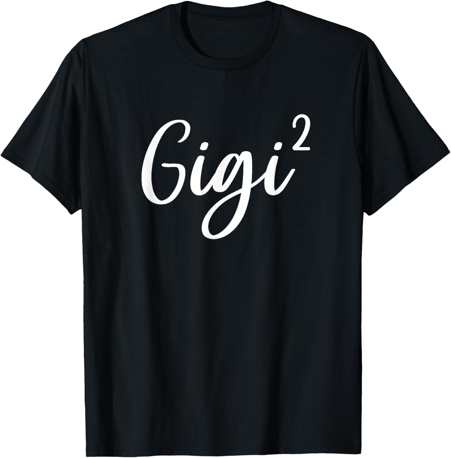 Gigi of 2 Grandma of Two Twins Cute T-Shirt - T-Shirt | Black