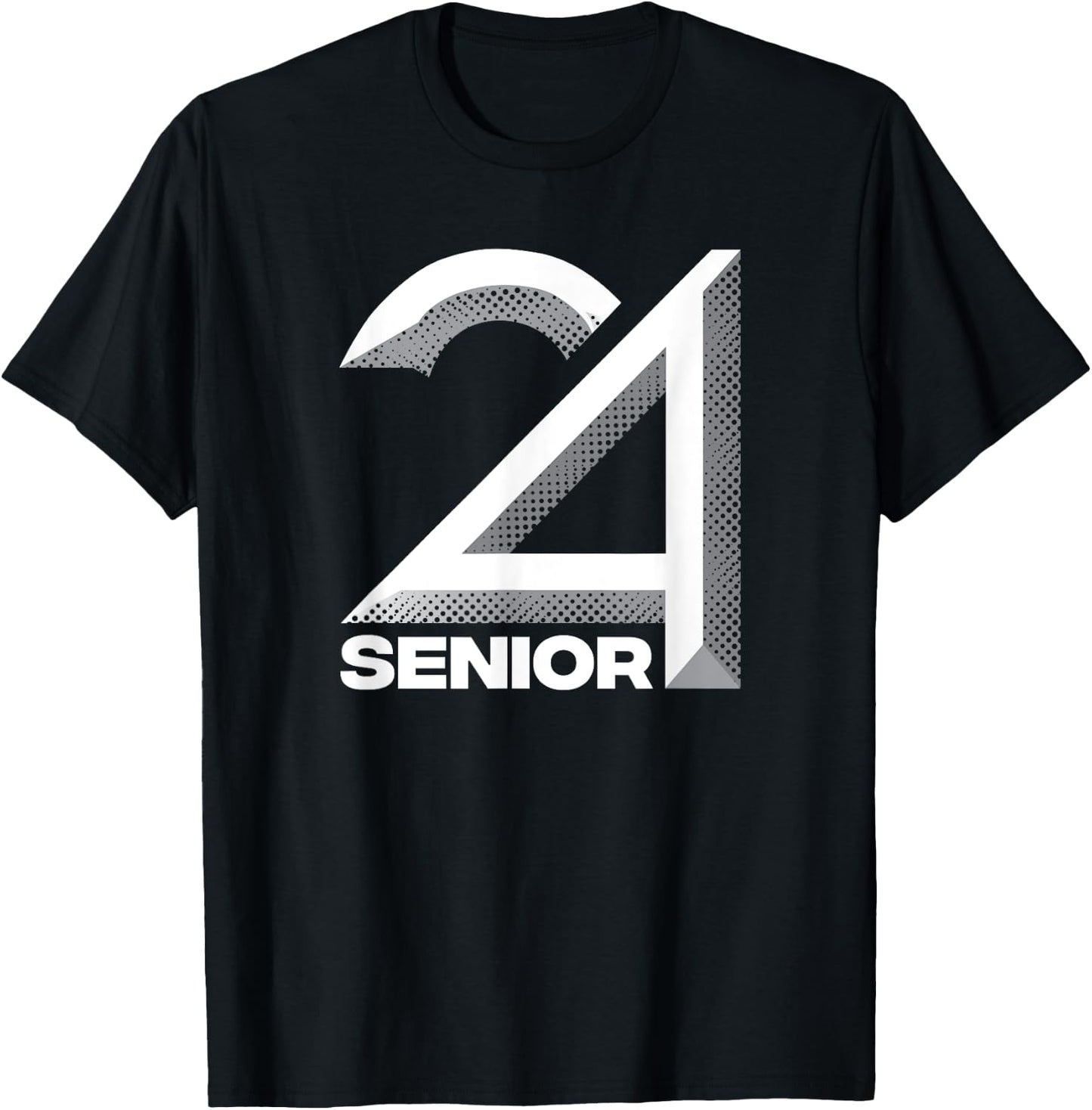 Senior Class Of 2024 Shirt Graduation High School College T-Shirt - T-Shirt | Black
