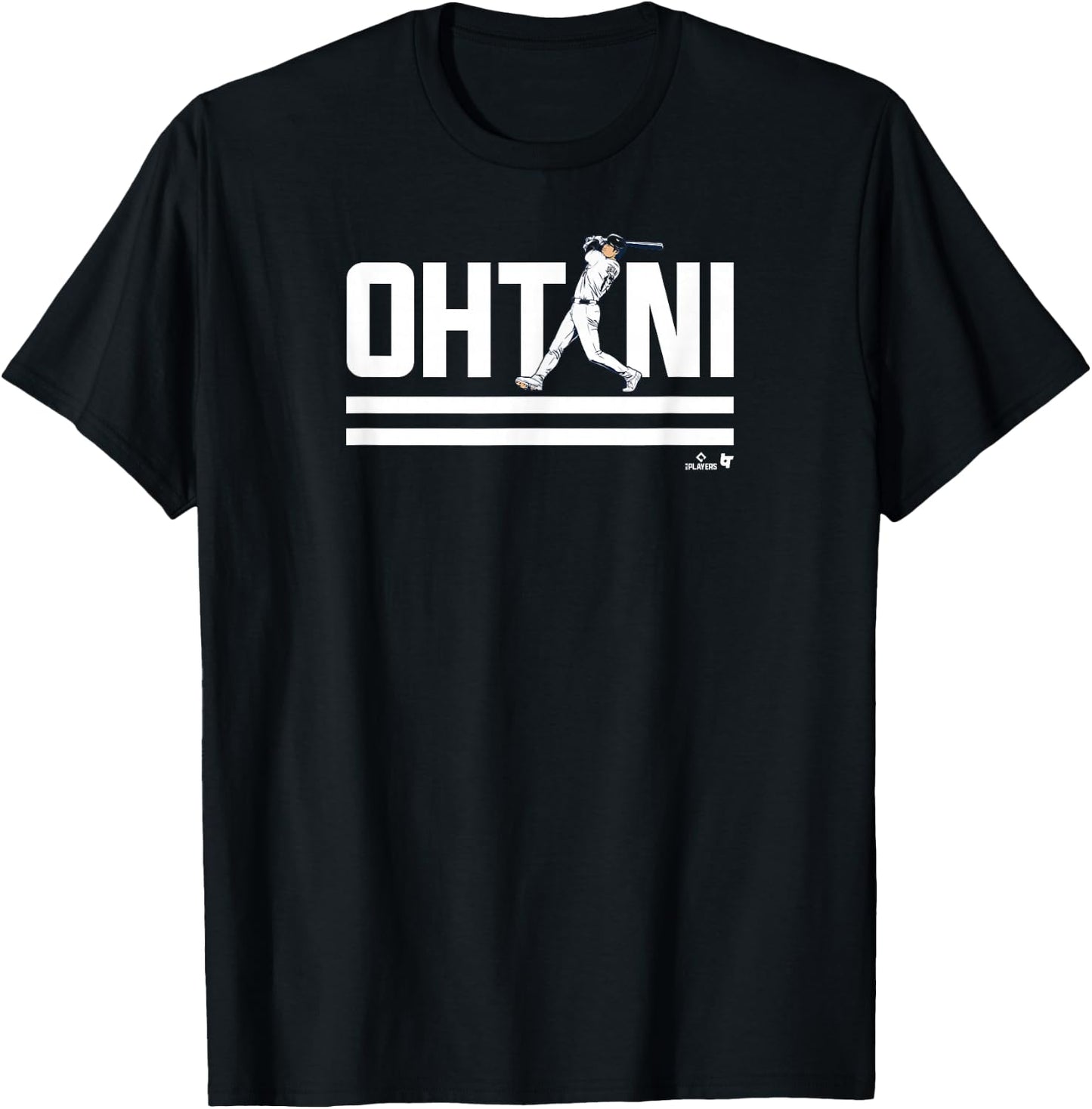 Shohei Ohtani - Name Figure - Los Angeles Baseball T-Shirt - T-Shirt | Black