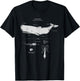 Sperm Whale Anatomy Shark Biology | Marine Biologist T-Shirt - T-Shirt | Black
