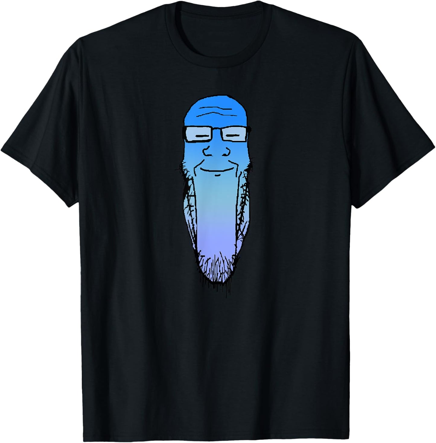 Soyjak Soy Wojak Soyboy Calm Meditation Meme Soyjack Plier T-Shirt - T-Shirt | Black