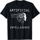 KI developer - artificial brain, artificial intelligence T-Shirt - T-Shirt | Black