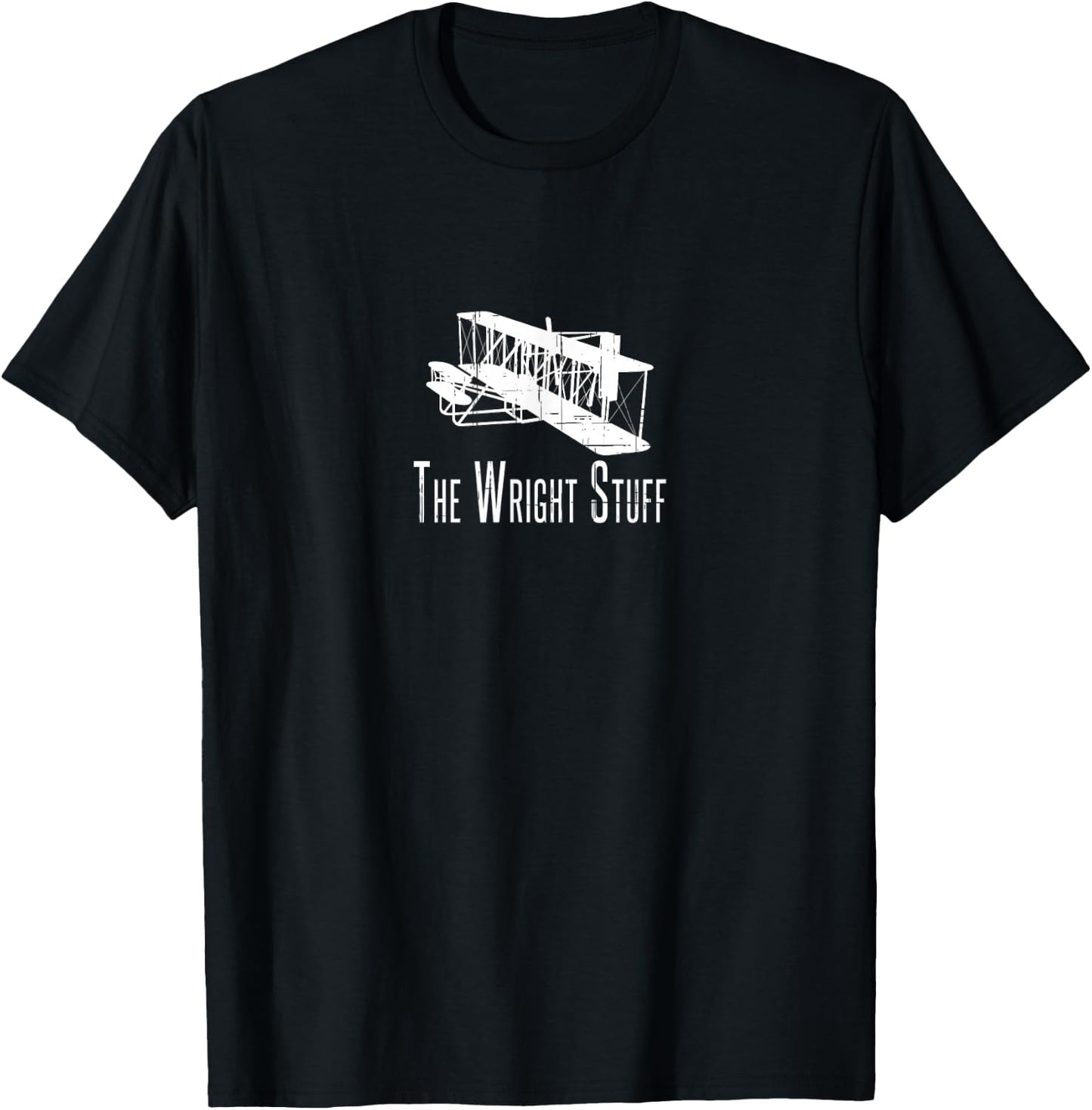 The Wright Stuff Wright Flyer General Aviation Pilot T-Shirt - T-Shirt | Black