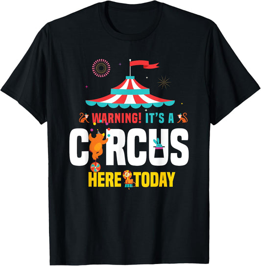 Zirkus Karnevals Geschenk Women's Circus Carnival Birthday Party - Black, Small, Short Sleeve, Classic Fit, Cotton, Polyester T-Shirt - T-Shirt | Black