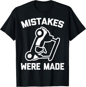 Mistakes Were Made Golf Cart Mishap Humor T-Shirt - T-Shirt | Black