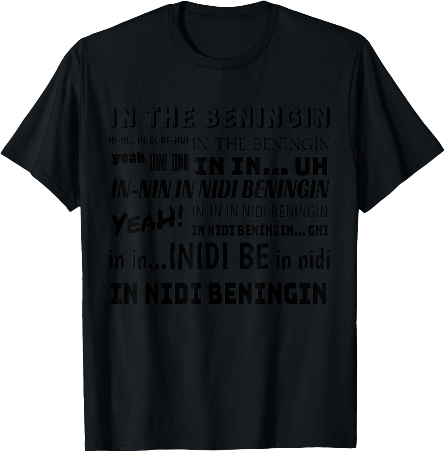 Alpha Cen Design Ini di Beninging Meme , Small, Grey T-Shirt - T-Shirt | Black