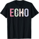 Echo Tech Echocardiography Technician Sonographer T-Shirt - T-Shirt | Black