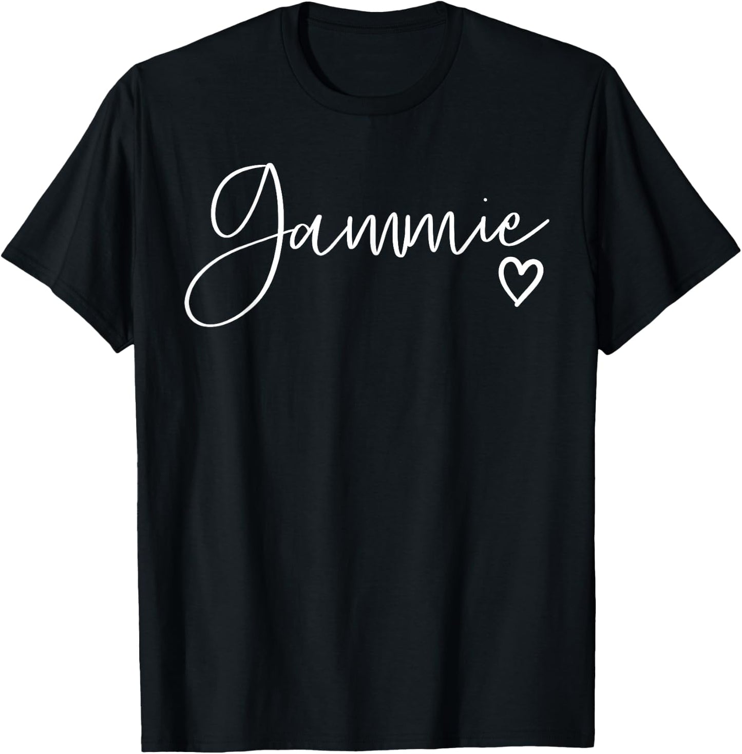 Gammie Gifts Grandma Heart Mother's Day Gammie T-Shirt - T-Shirt | Black