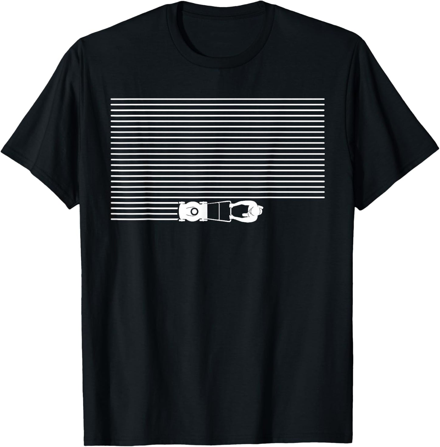 Lawn mowing Design for a Gardener T-Shirt - T-Shirt | Black