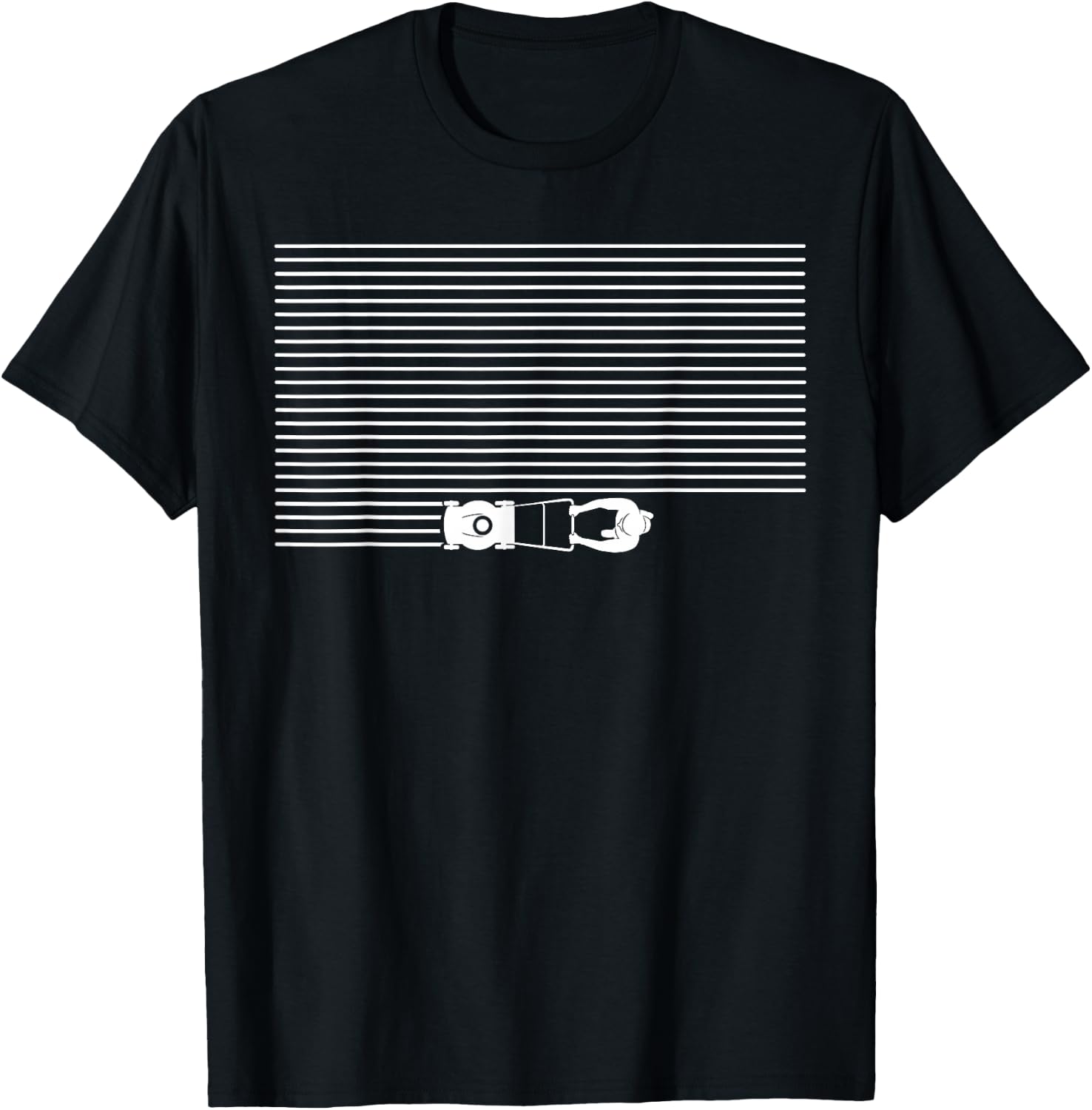 Lawn mowing Design for a Gardener T-Shirt - T-Shirt | Black