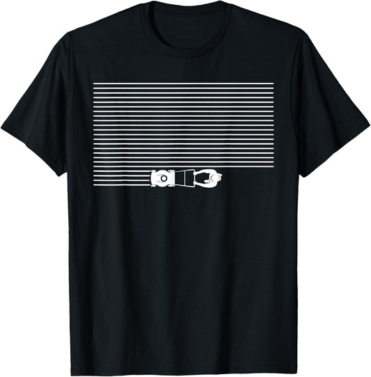 Lawn mowing Design for a Gardener T-Shirt - T-Shirt | Black