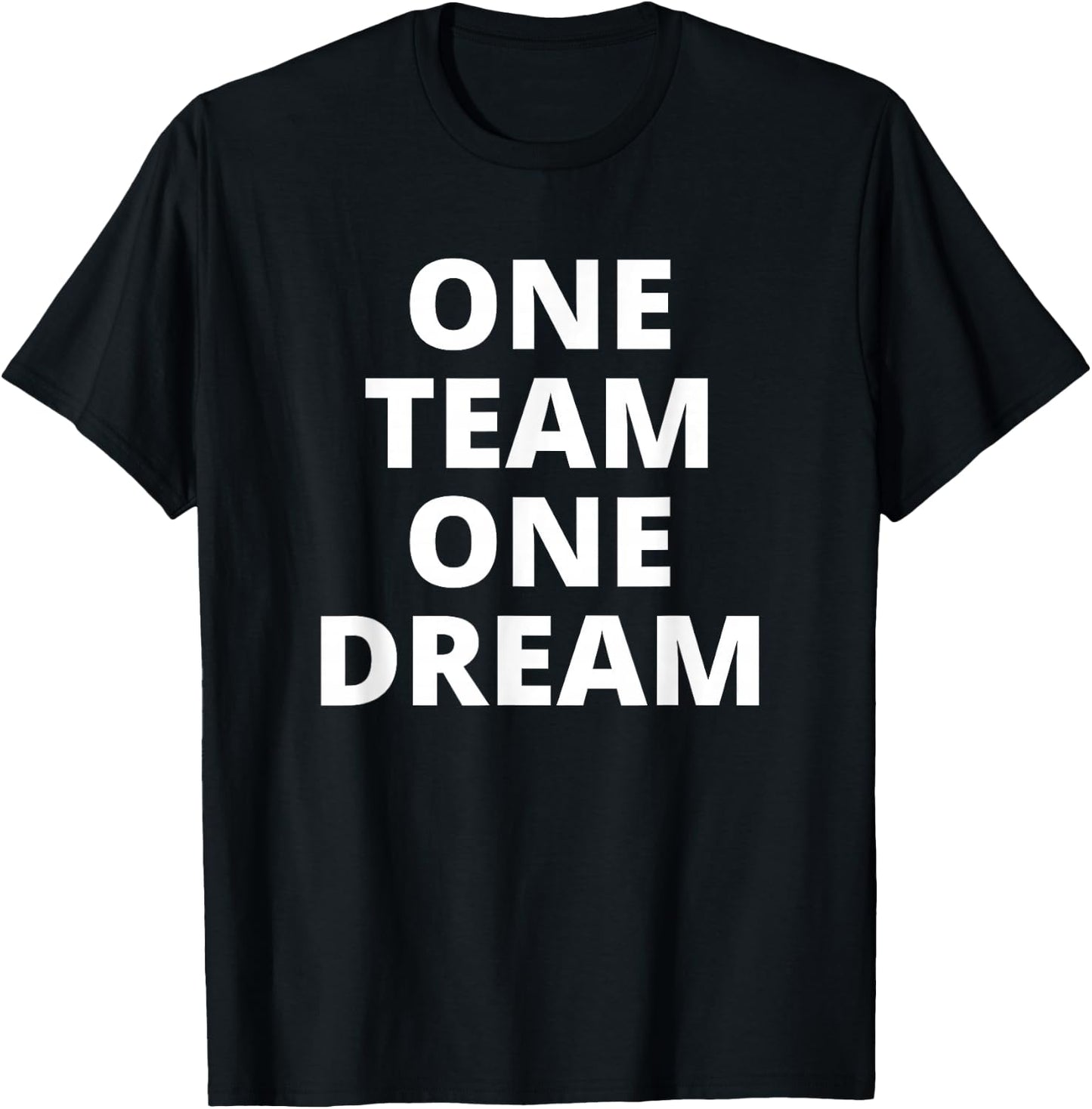 One Team, One Dream Group T-Shirt - T-Shirt | Black
