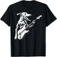 Dog Guitarist Guitar - Greyhound Dad Mom T-Shirt - T-Shirt | Black