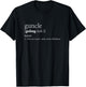Guncle Definition Shirt, Funny Pregnancy Announcement Gift T-Shirt - T-Shirt | Black