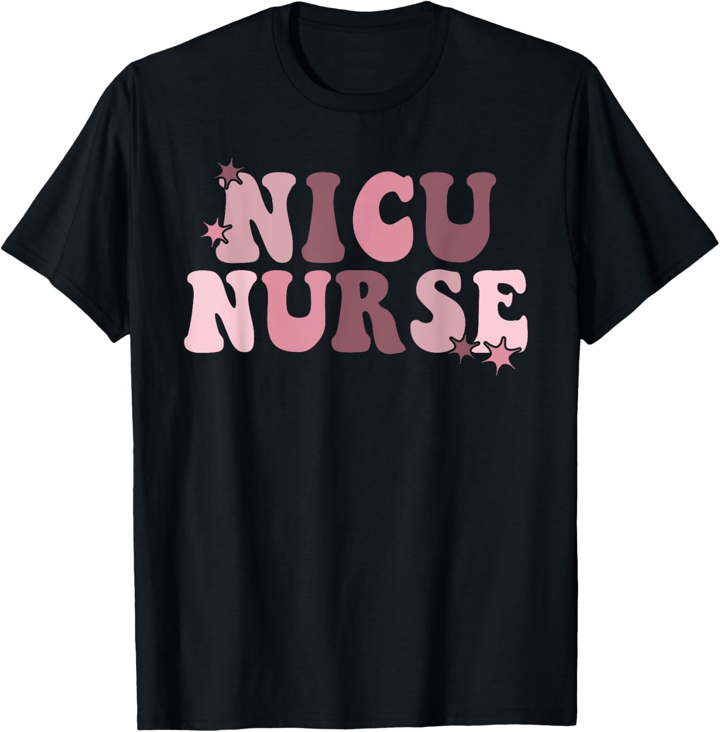 NICU Nurse Neonatal ICU Nurse Infant Care Specialist Newborn T-Shirt - T-Shirt | Black