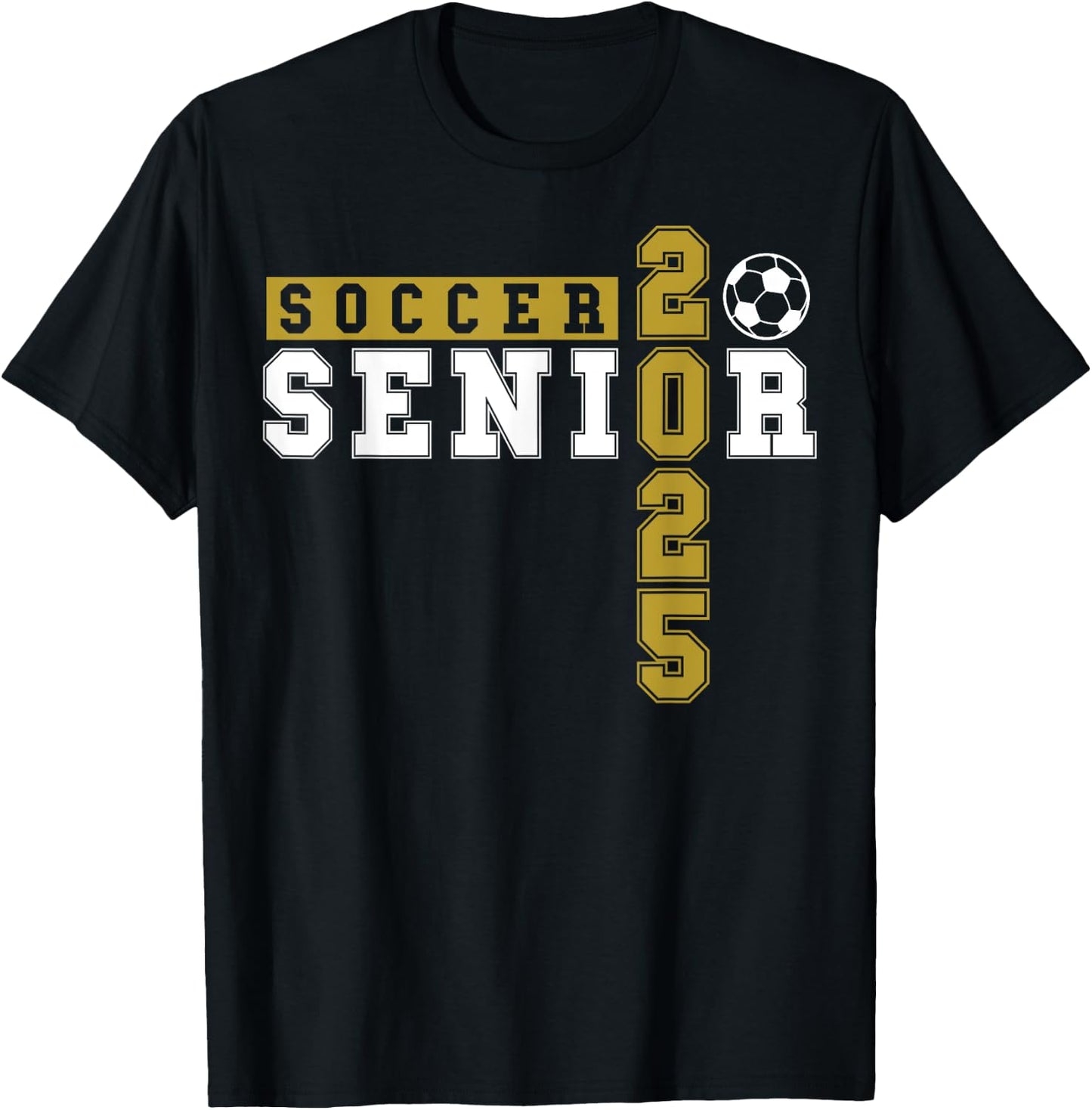 Soccer Senior Night Soccer Senior 2025 Graduation 11 T-Shirt - T-Shirt | Black