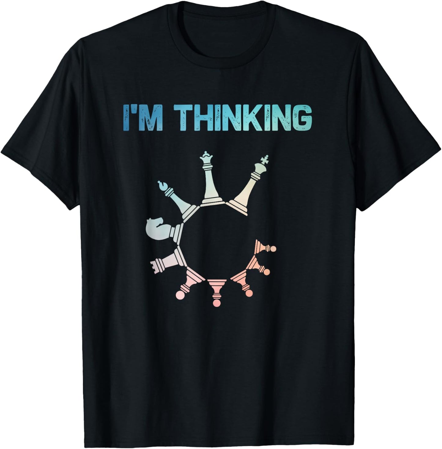 Chess Art Women Boys Girls Chess Player Chess Lover T-Shirt - T-Shirt | Black
