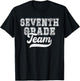 Teachers Seventh Grade Retro Back To School Team 7th Grade Women Kids T-Shirt - T-Shirt | Black