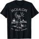 Cute Jackalope Shirt, My Spirit Animal Hare Jackrabbit T-Shirt - T-Shirt | Black