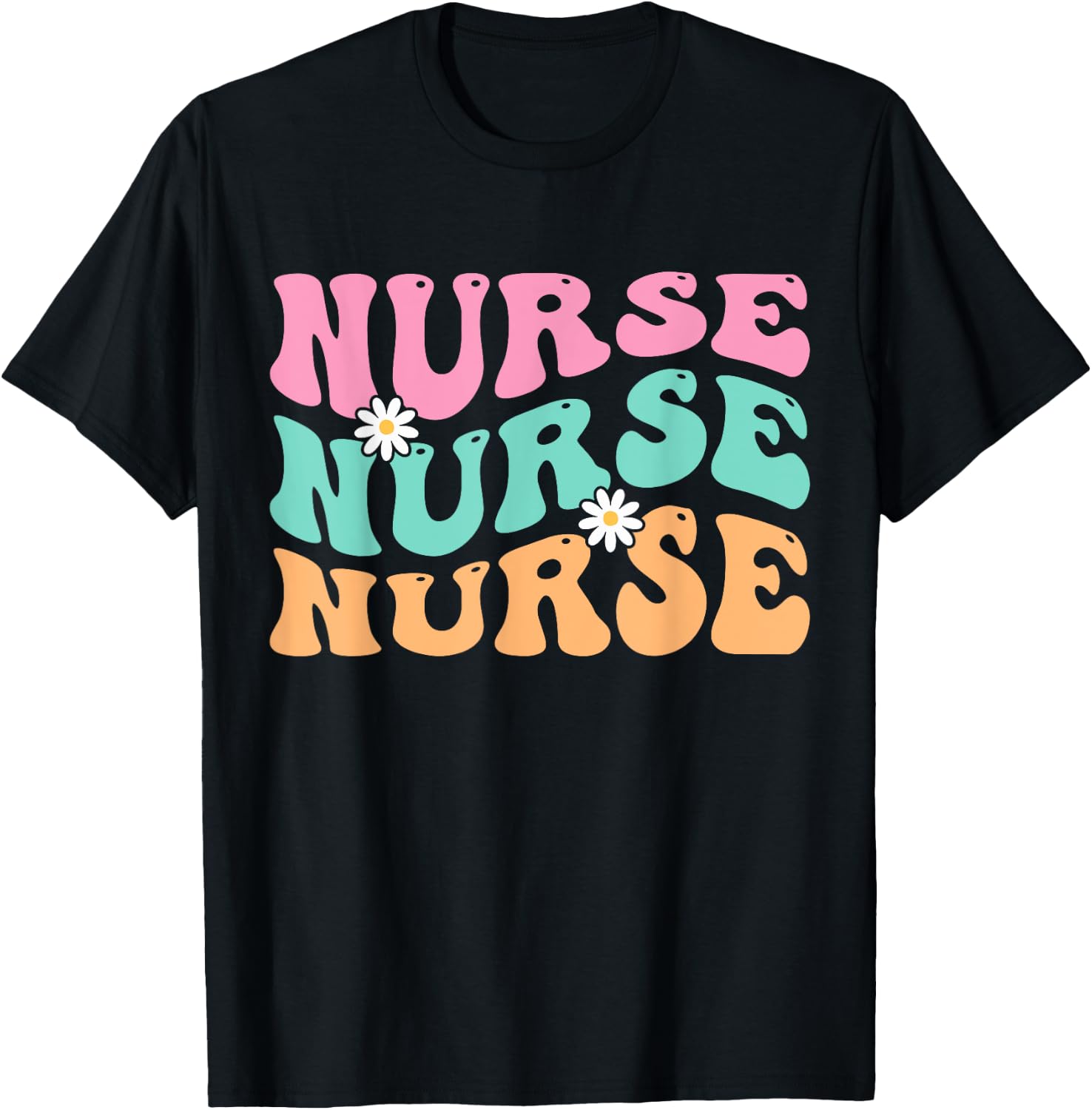 Groovy Nurse - Future Nurse Appreciation Nursing T-Shirt - T-Shirt | Black