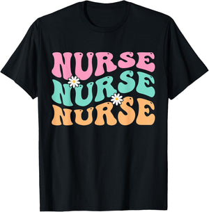 Groovy Nurse - Future Nurse Appreciation Nursing T-Shirt - T-Shirt | Black
