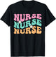 Groovy Nurse - Future Nurse Appreciation Nursing T-Shirt - T-Shirt | Black