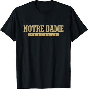 Notre Dame High School Football T-Shirt - T-Shirt | Black