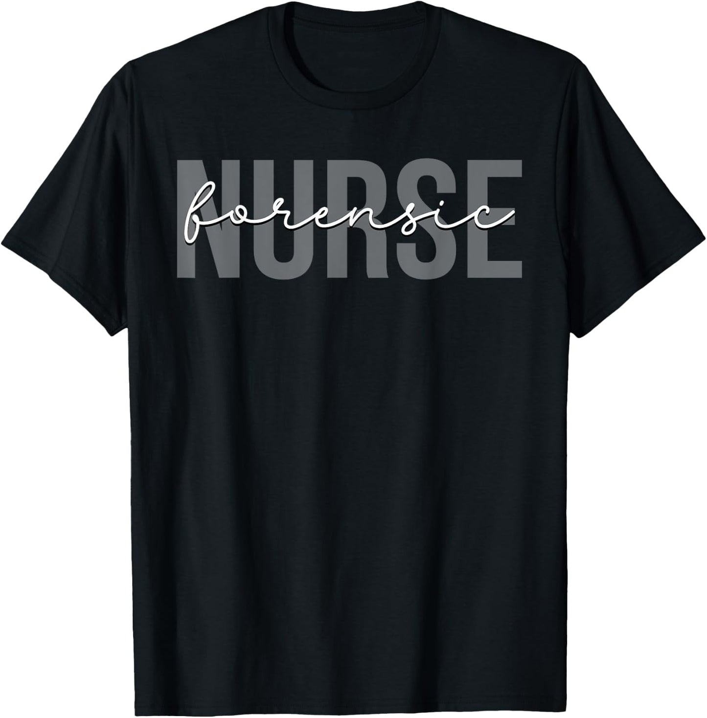 Forensic Nurse Correctional Nursing T-Shirt - T-Shirt | Black