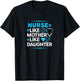 Nurse Like Mother Like Daughter Product T-Shirt - T-Shirt | Black