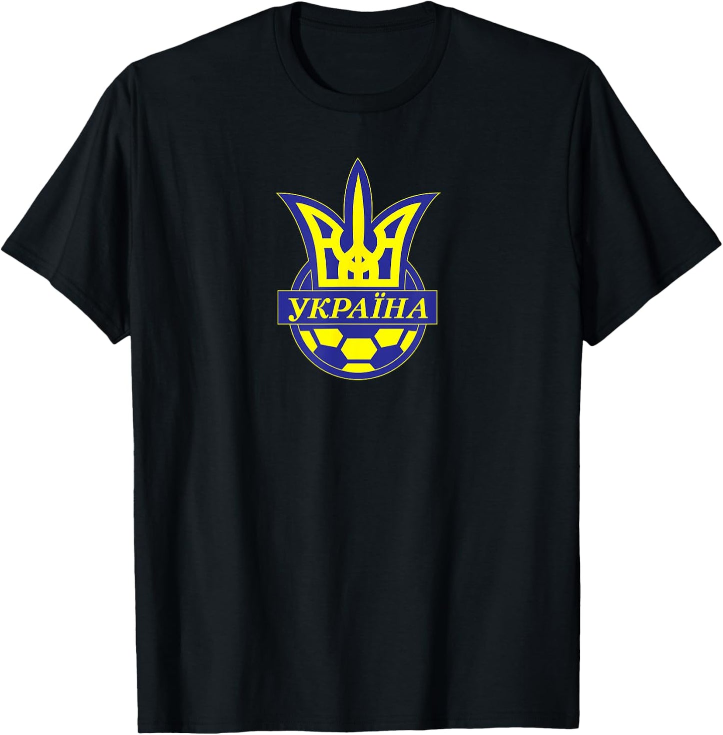 Football Federation of Ukraine Soccer T-Shirt - T-Shirt | Black