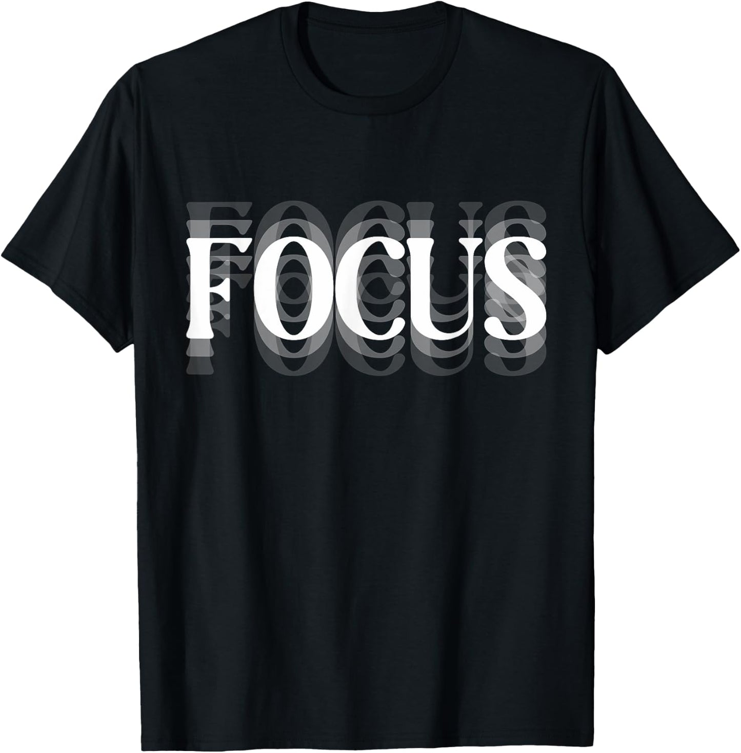 Focus Optical Illusion Trippy T-Shirt - T-Shirt | Black