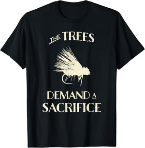 Fly Fishing for Trout Funny Fly Casting T-Shirt - T-Shirt | Black