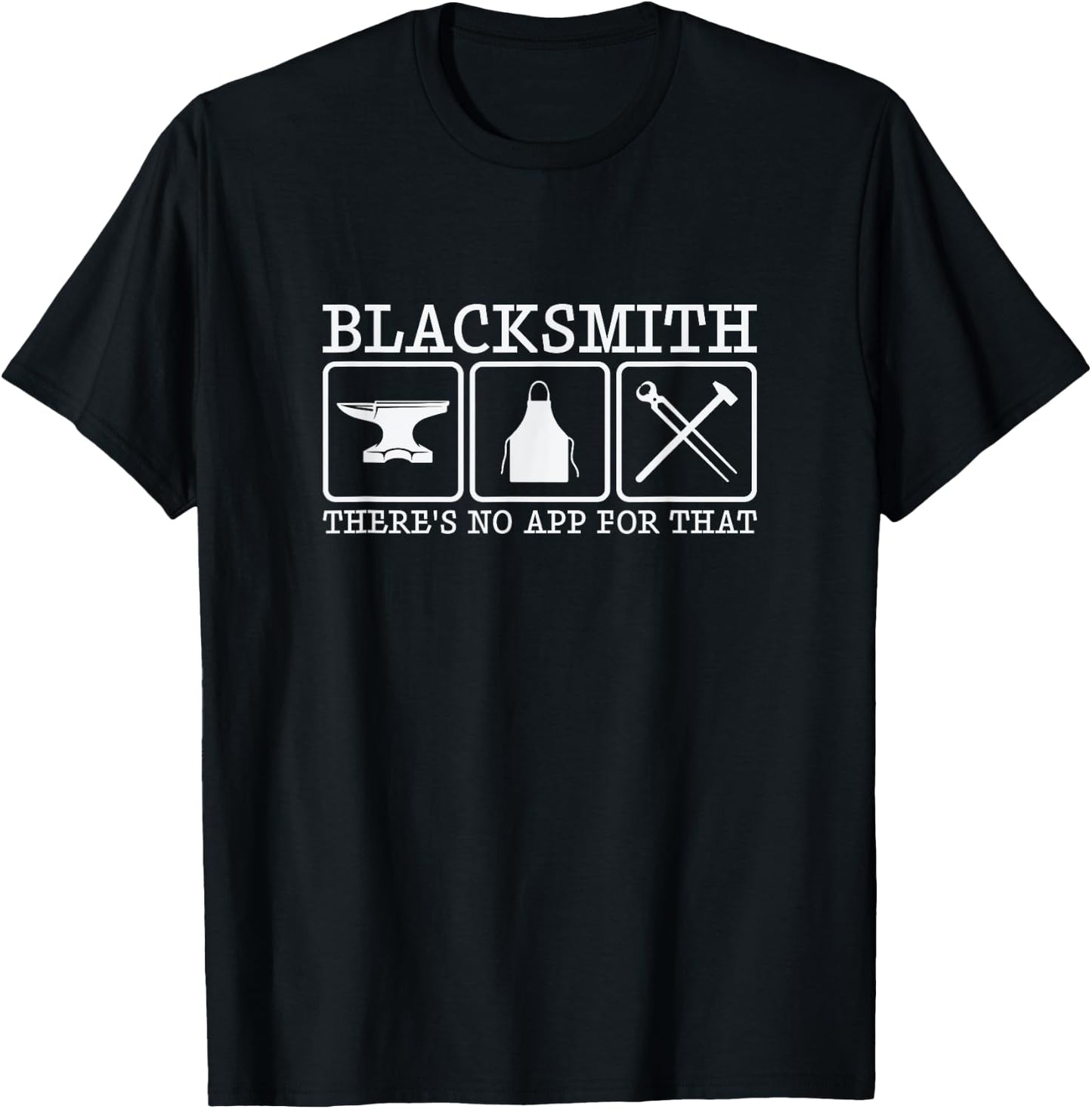 Blacksmith Metal Pounder Steel Workers Forge T-Shirt - T-Shirt | Black