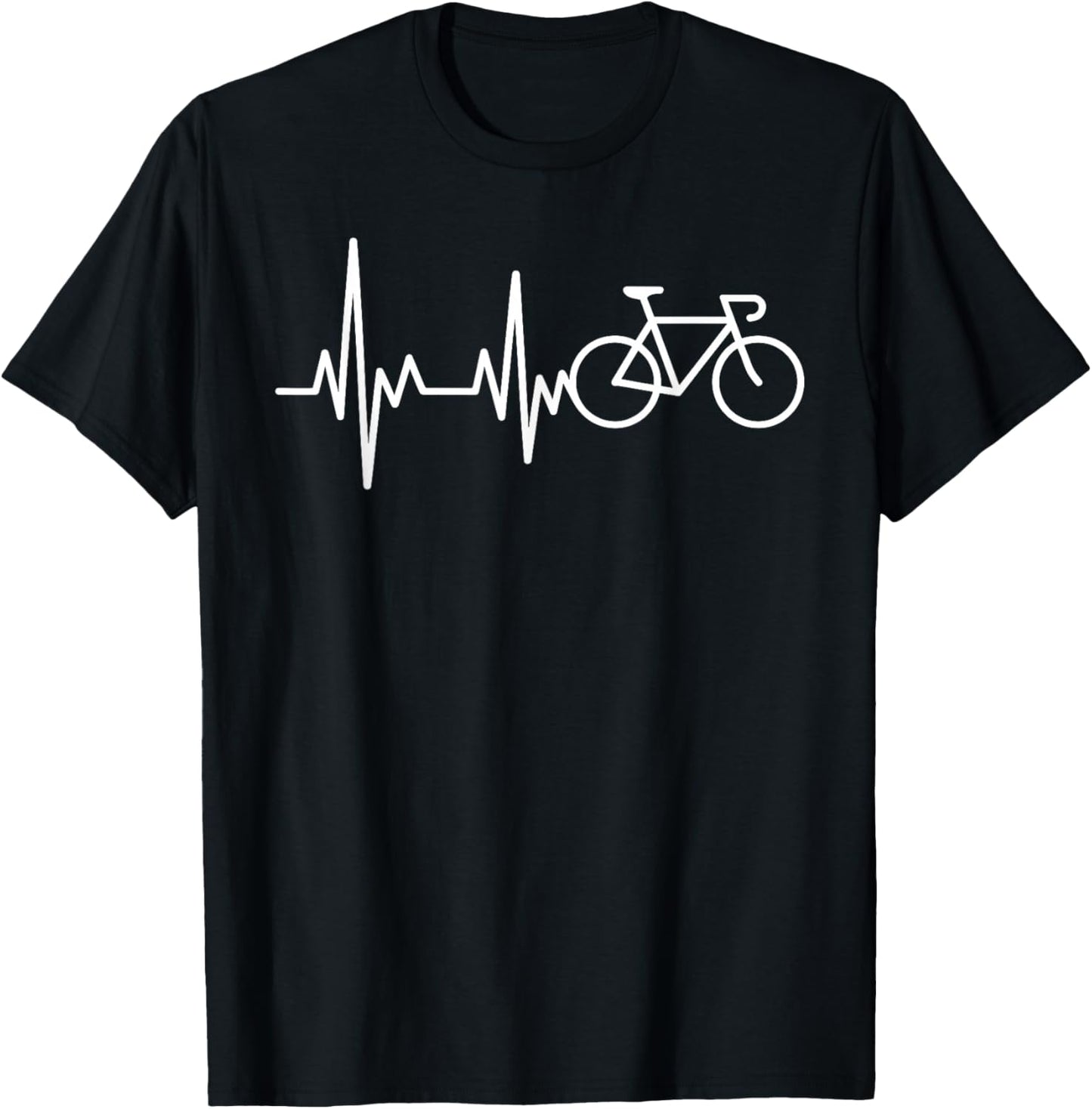 Funny Cycling Art Women Road Bike Rider Bicyclist T-Shirt - T-Shirt | Black